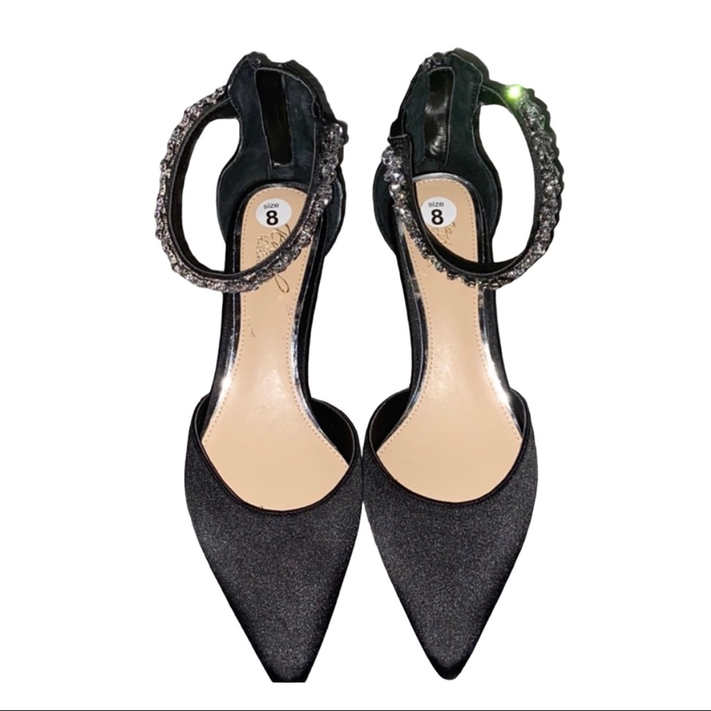 Badgley Mischika Black Heel Shoes Size 8